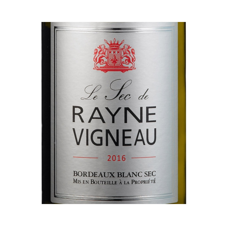 Le Sec de Rayne Vigneau 2016