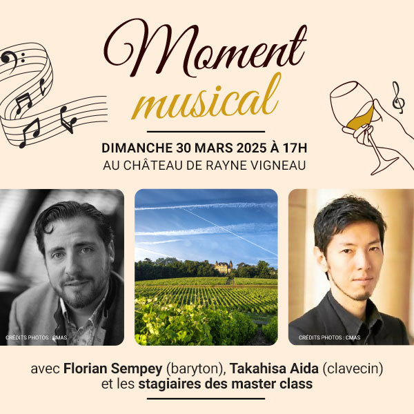 Moment musical inédit le dimanche 30 mars 2025 